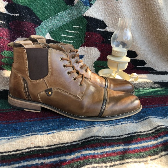 Steve madden kleen cap toe leather boot Clearance